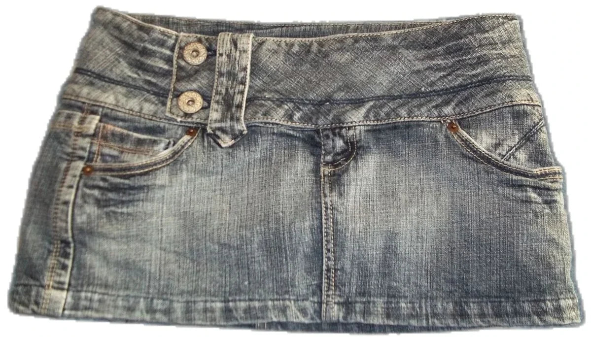 Denim Shorts and Skirt