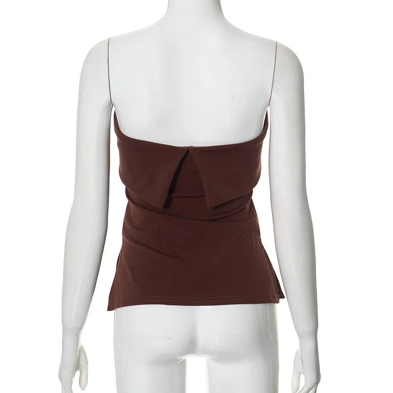 Backless Bandeau Top