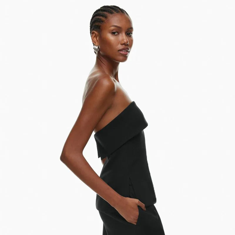 Backless Bandeau Top