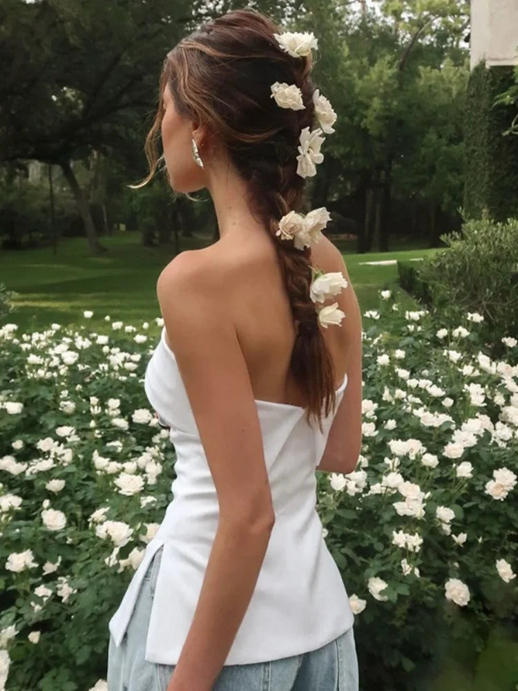 Backless Bandeau Top