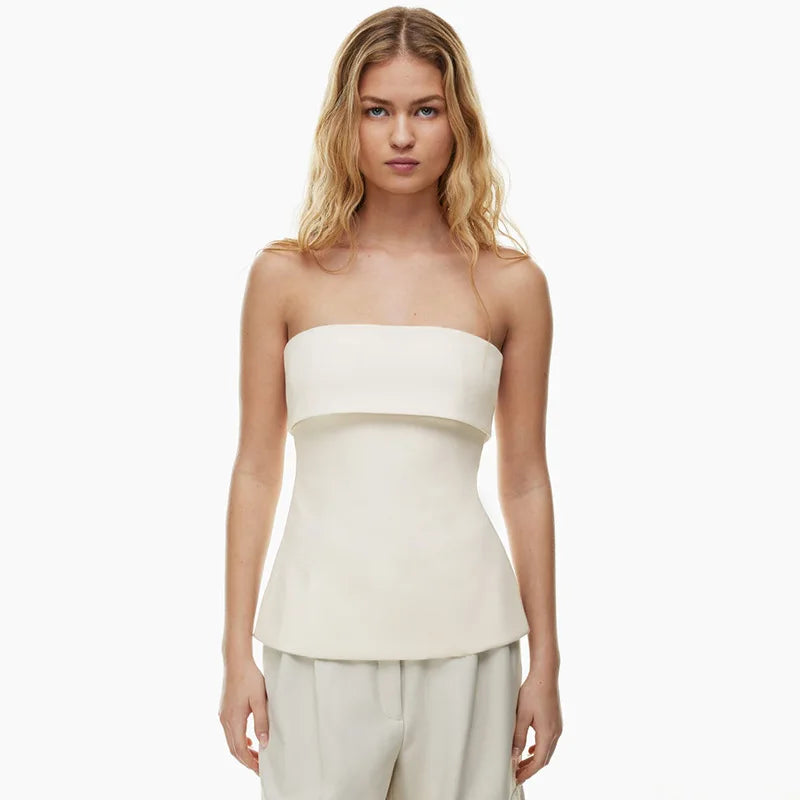 Backless Bandeau Top